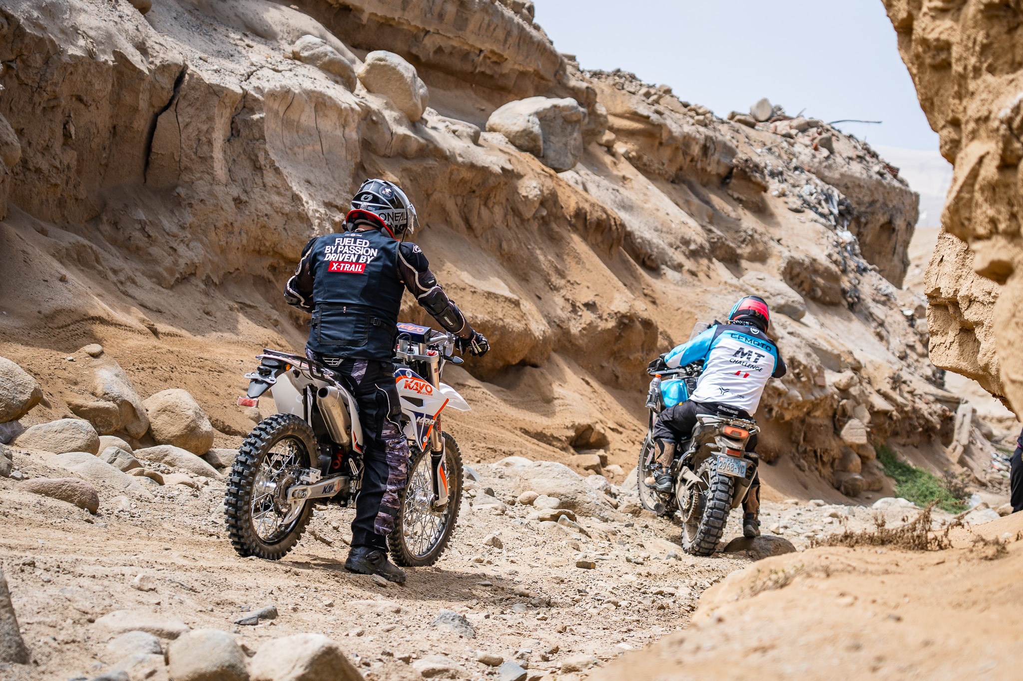 Acompañamiento de riders en terreno real